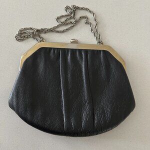 Vintage Black Super Soft Leather Bag